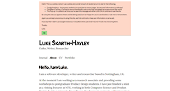 Desktop Screenshot of lukeskarth.com